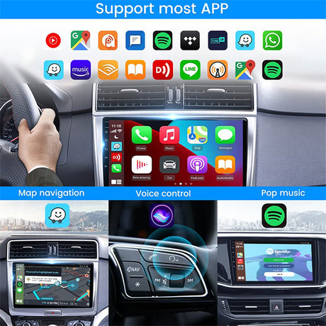 Adaptador inalámbrico Binize CarPlay Android Auto ——CP2A