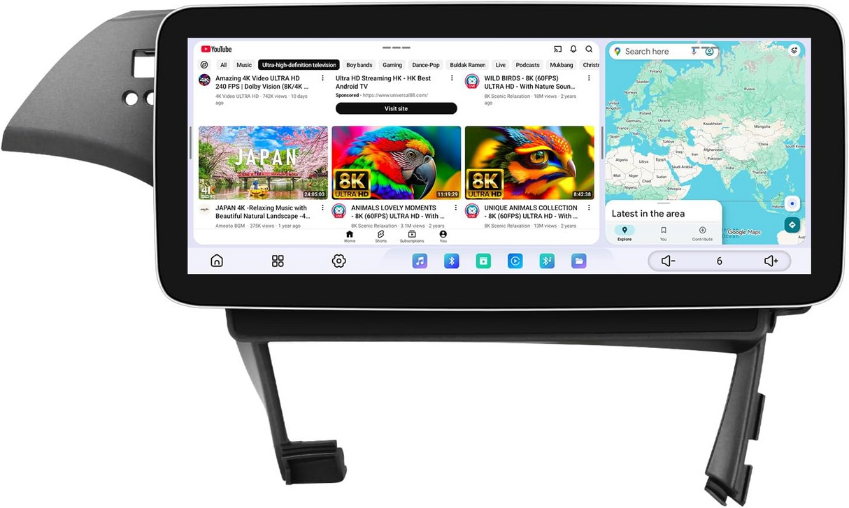 Car Stereo Radio for Toyota Prius 2010-2015 Qualcomm Chipset with Wireless CarPlay & Android Auto WiFi Bluetooth GPS FM RDS EQ SWC Upgrade 1080P Backup Camera