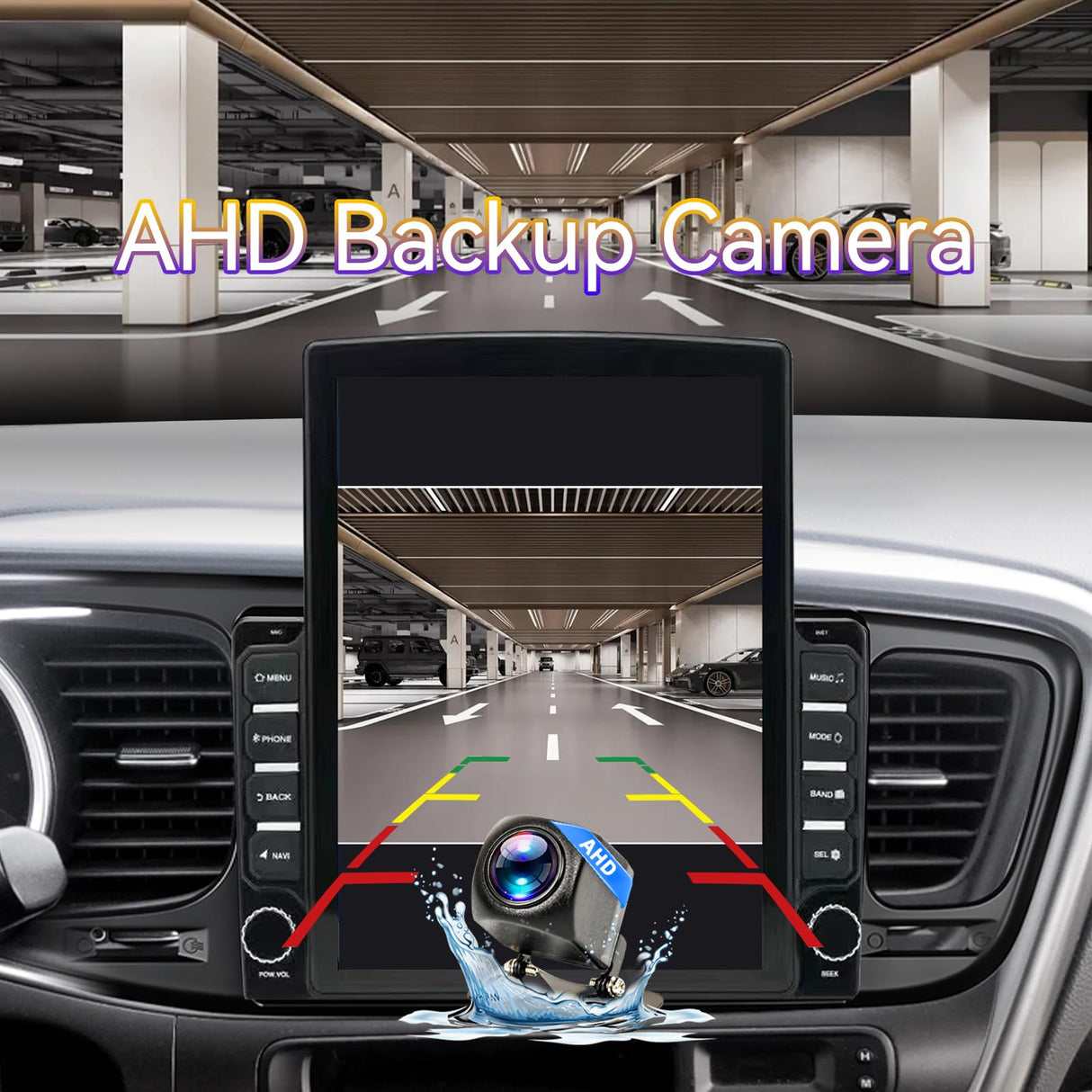 Binize Android 13 Car Stereo Radio Head Unit Compatible with Kia Optima K5 2013 2014 2015 9.7" Touch Screen Car Audio Receiver with CarPlay & Android Auto GPS WiFi Buletooth Back Camera FM Mic 2+64G