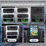 Android 14 Car Stereo Radio for Dodge Ram 1500 2500 3500 2002 2003 2004 2005 Supports Wireless CarPlay & Android Auto AHD Backup Camera