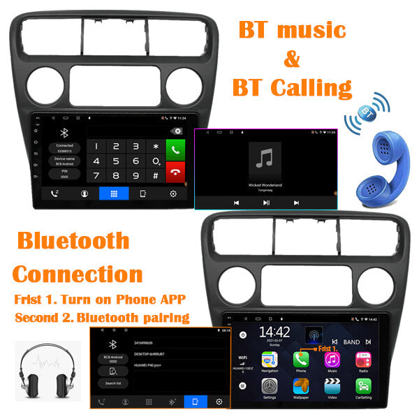 Binize 2001- 2004 Honda Accord radio de pantalla táctil Android de cuatro núcleos