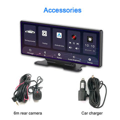 Binize Mirror Dash Cam Support Wireless CarPlay Dual Lens——T30