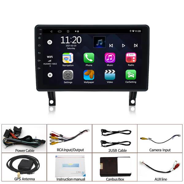 Binize 9 Inch 2 Din Android 08-13 Opel Antara apple car stereo