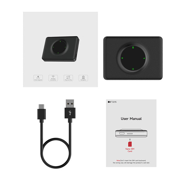 Binize Wireless Tesla CarPlay Adapter for Model 3/X/Y/S —— T2C