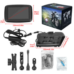 Binize Waterproof Wireless Motorcycle CarPlay Portable Navigator