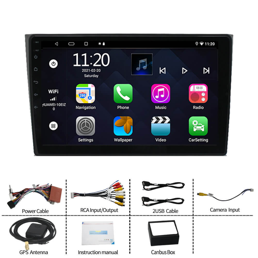 Binize 9 Zoll Autoradio Bluetooth MirrorLink Unit für Mazda CX 9