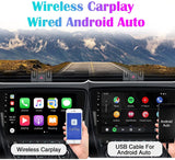 Binize 10Inch wireless CarPlay car radio with phone mirroring app