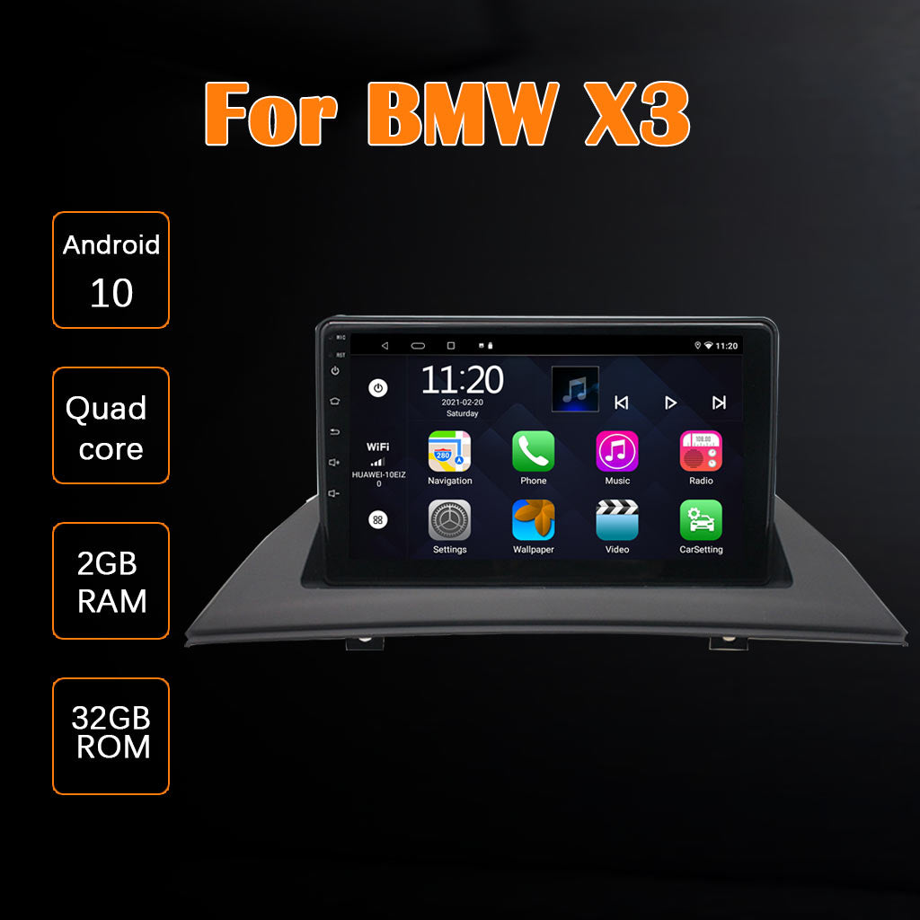 Binize BMW X3 8 Inch Single Din Android Apple CarPlay Headunit