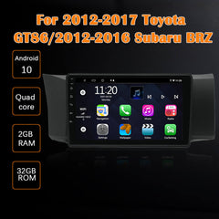 Binize Android 10 autorradio para 2016 Subaru BRZ y 2017 Toyota 86