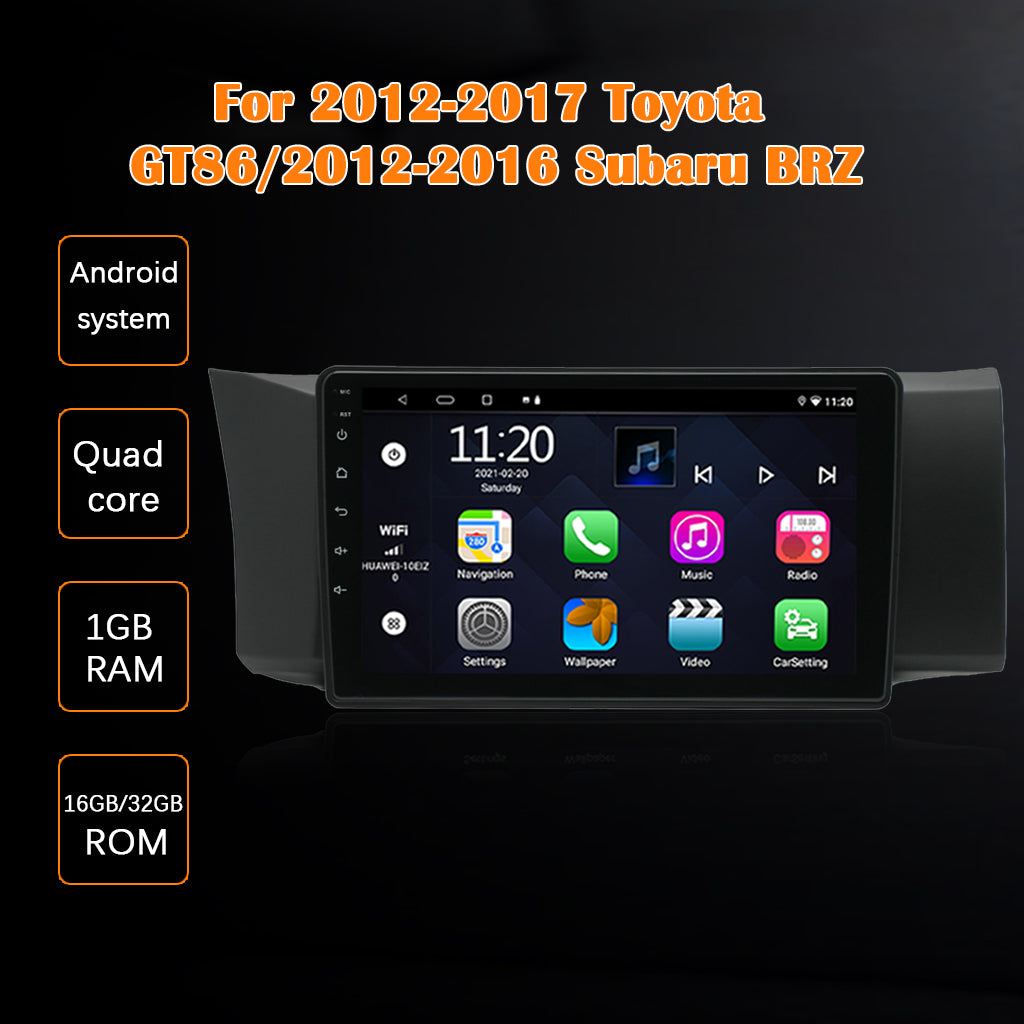 Autorradio Android Binize para Toyota 86 GT 2017 y Subaru BRZ 2016