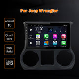 Binize 10 Inch Android Car Radio for 2014 Jeep Wrangler with CarPlay