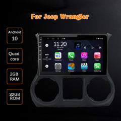 Binize 10 Inch Android Car Radio for 2014 Jeep Wrangler with CarPlay