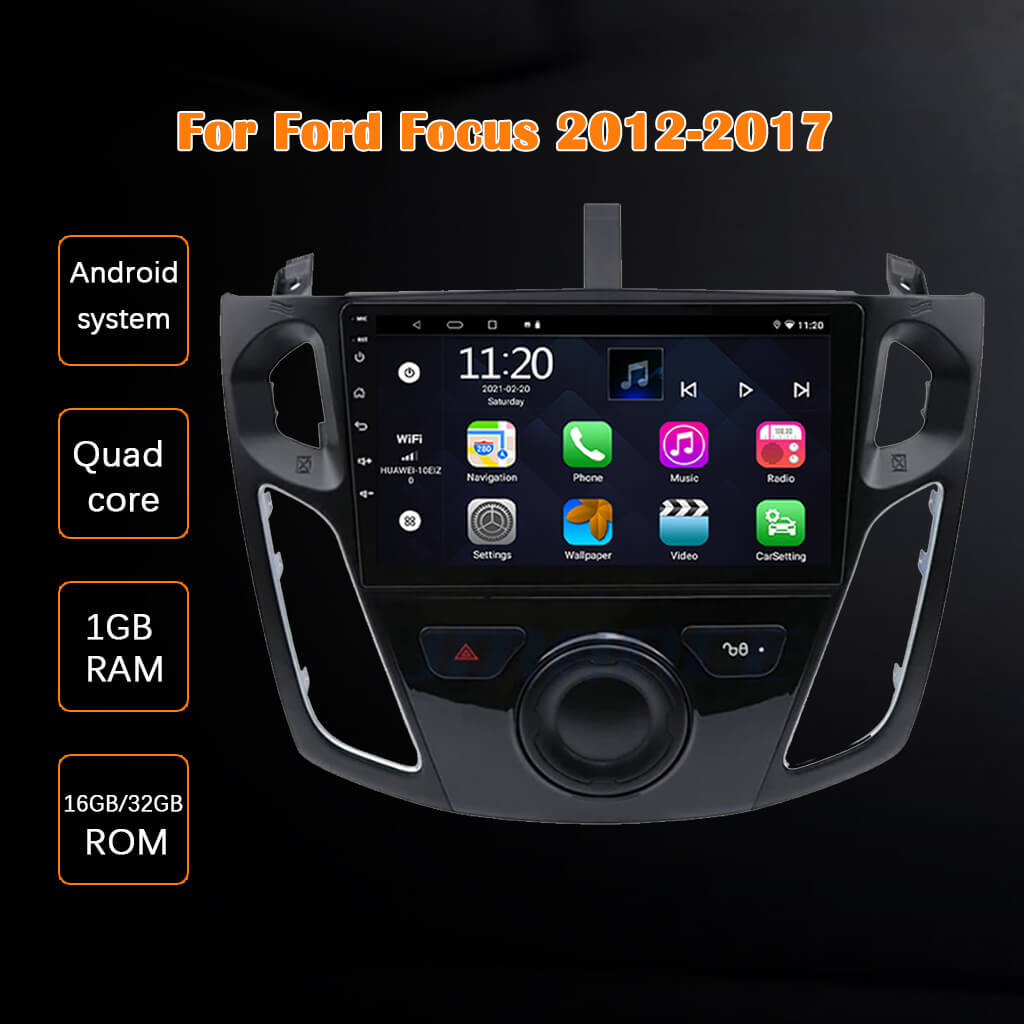 Binize 9 inch Ford Focus 2015 car radio with phone mirroring app