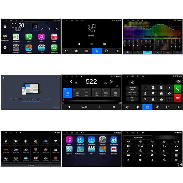 Binize 9 pulgadas Android 10 CarPlay Auto Radio para Toyota RAV4 Interior