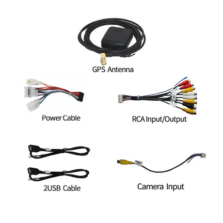 Arnés de cables estándar Binize Toyota Plug and Play para Camry, Corolla