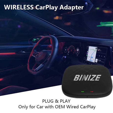 Binize Best Wireless CarPlay Adapter Mini Tbox para radio de coche OEM