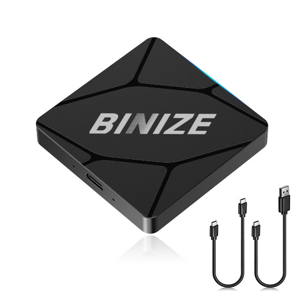 Adaptador inalámbrico Binize CarPlay Android Auto ——CP2A