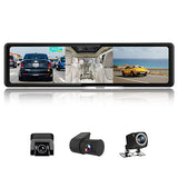 Binize Rearview Mirror Dash Cam with CarPlay & Android Auto——T70