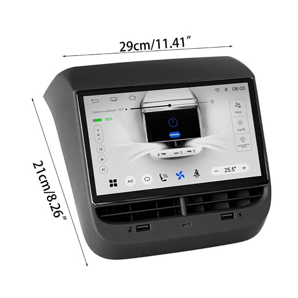 Binize Tesla Screen for Model 3&Y Rear Entertainment AC Control