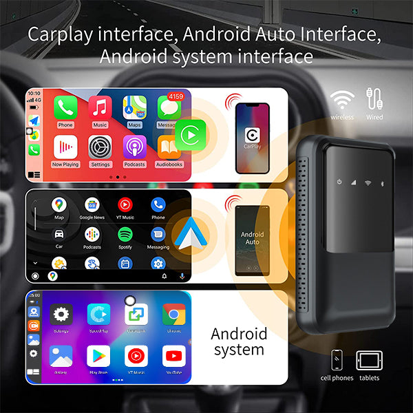 Binize Android 11 Carsmart BOX for Car with OEM Wired CarPlay