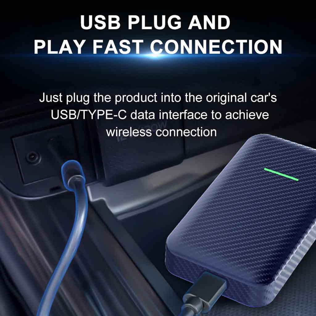 Binize CarPlay Android Auto Wireless Adapter ——CP2A