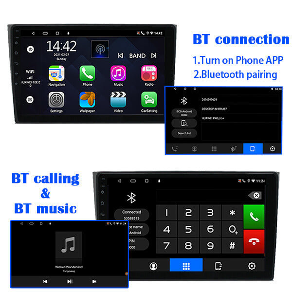 Binize 9 Zoll Autoradio Bluetooth MirrorLink Unit für Mazda CX 9