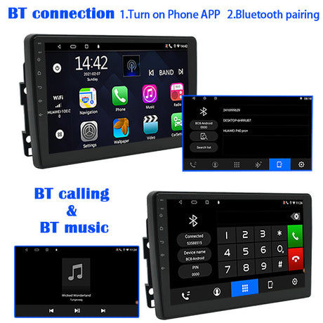 Binize 10 pulgadas Android Car Radio Buick Enclave Interior Car Radio