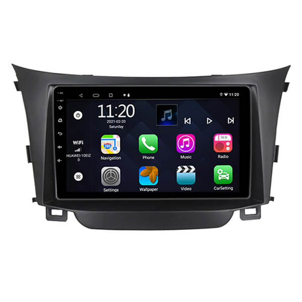 Binize 9 pulgadas mercado de accesorios apple carplay para Hyundai Elantra I30 GT