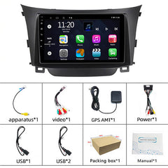 Binize 9 Inch car radio with split screen for Hyundai Elantra 2012 I30 GT