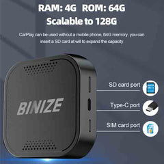 Binize Multimedia Video Box, Best Wireless CarPlay Adapter