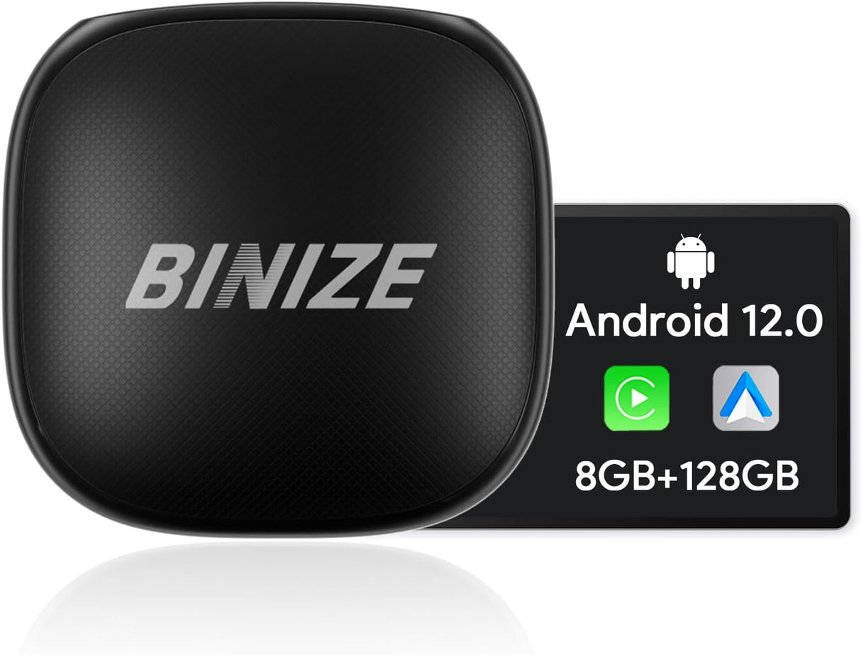 Binize Android 12 Magic CarPlay Video Box for OEM Wired CarPlay