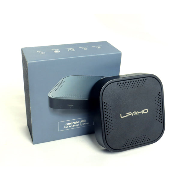 Dispositivo de navegación GPS LPAHO con sistema Android, caja de video multimedia que convierte la radio Carplay con cable de fábrica en inalámbrica