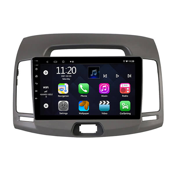 Binize 2010 Hyundai Elantra compatible con apple CarPlay aftermarket radio