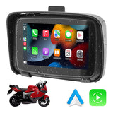 Binize - Navegador portátil inalámbrico impermeable para motocicleta CarPlay