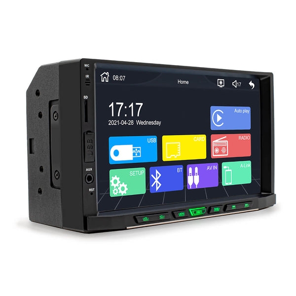 Binize 7 Inch double din MP5 car player with phone mirroring app
