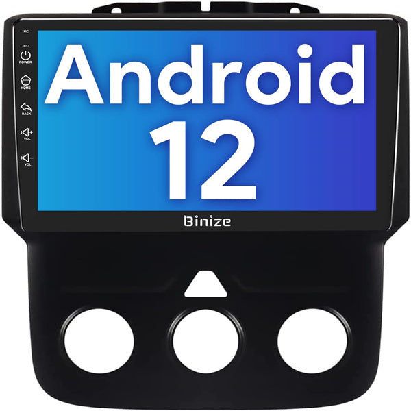 Binize Android 12 Double Din CarPlay Radio Car Stereo for 2013-2018  Dodge Ram