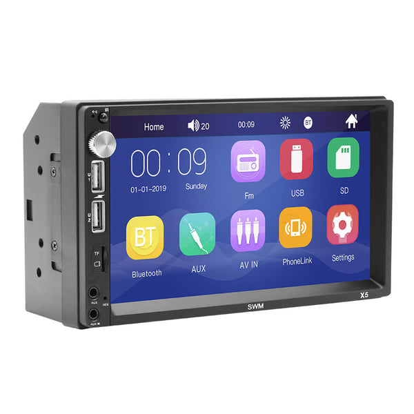 Binize 7 inch Double din mp5 player with CarPlay and Androidauto