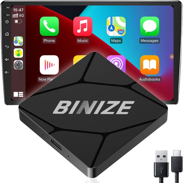 Binize Wireless CarPlay Adapter for Factory Wired CarPlay Unit