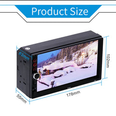 Binize 7 inch 2 din MP5 car player radio with android mirroring app