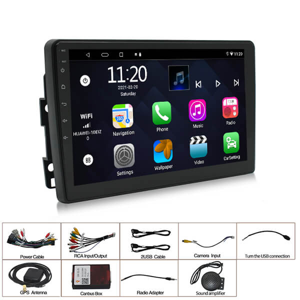 Binize GMC Android 10 Tesla CarPlay Style for Enclave Hummer H2