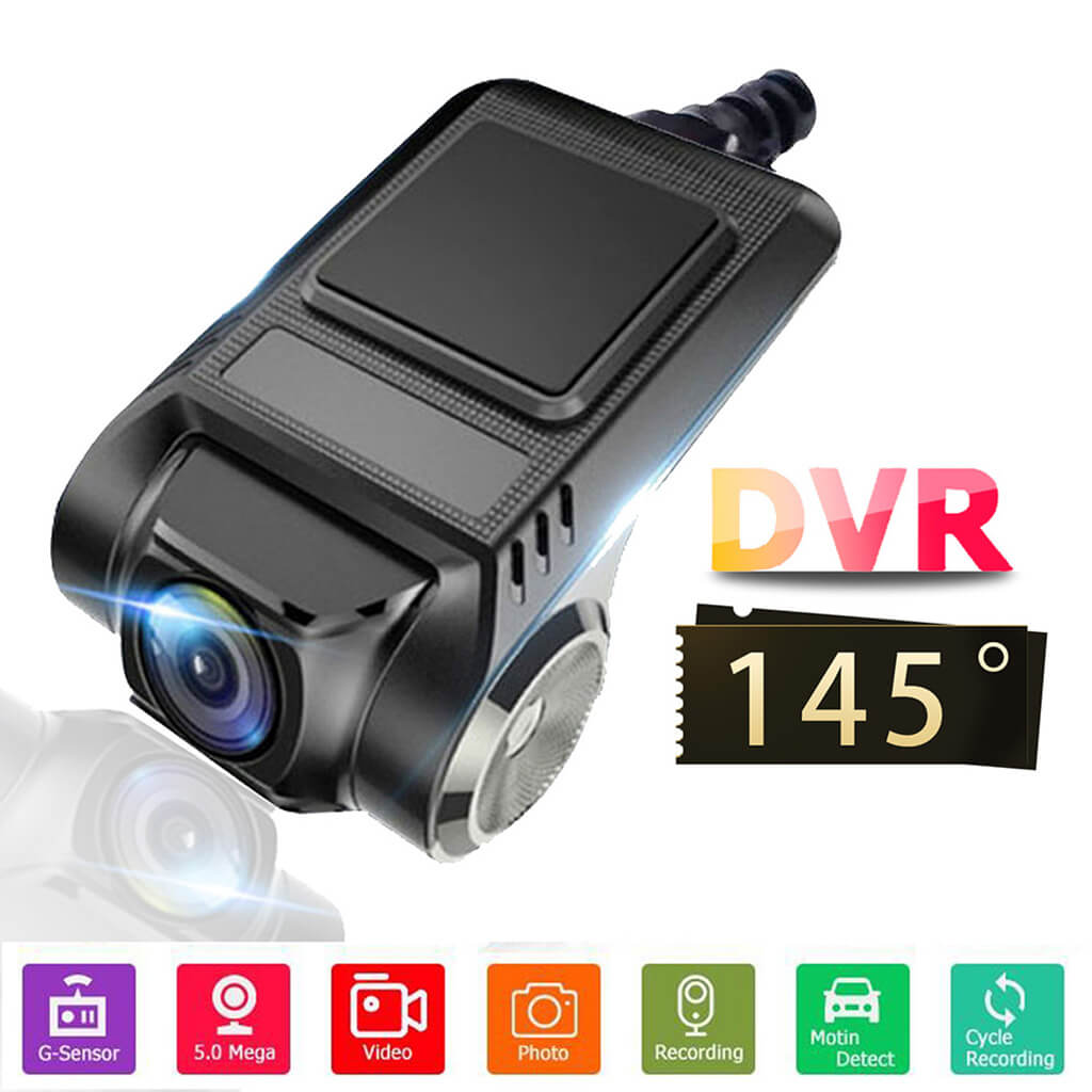 Cámara frontal del tablero del automóvil Binize con grabación en bucle del monitor de imagen HD
