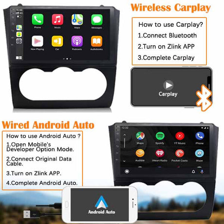 Binize 9 pulgadas doble din 2008- 2012 Nissan Altima Android CarPlay