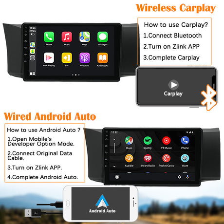 Binize Android 10 autorradio para 2016 Subaru BRZ y 2017 Toyota 86