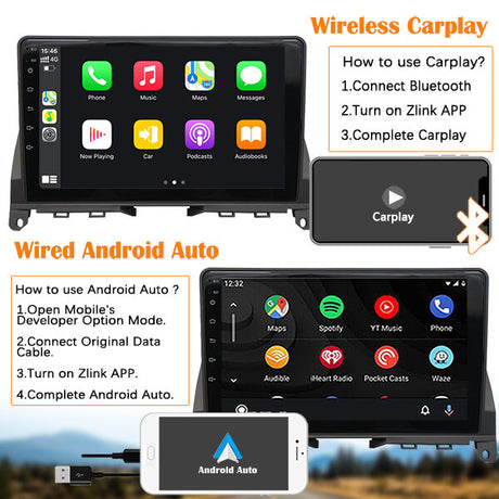 Binize 9 pulgadas Android 10 para Mercedes Benz W204 CarPlay Headunit