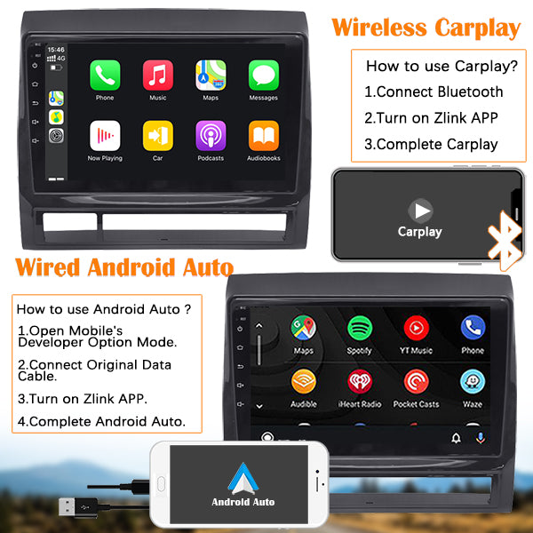 Binize 9 pulgadas Android 10 Tocama Toyota Apple CarPlay Car Radio