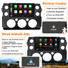 Binize 9 Inch Android 10 Car Stereo Apple CarPlay for FJ CRUISER
