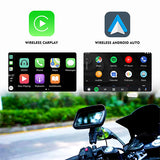 Binize Waterproof Apple CarPlay Motorcycle Head Unit with Dual BT