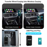 Binize wireless Apple CarPlay adapter for OEM car wired CarPlay