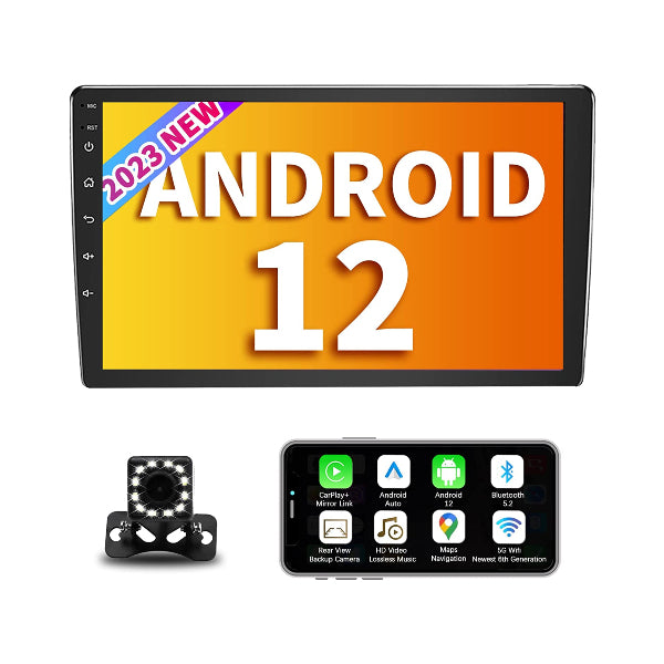 Binize 9 pulgadas doble din inalámbrico apple carplay radio de coche con AM