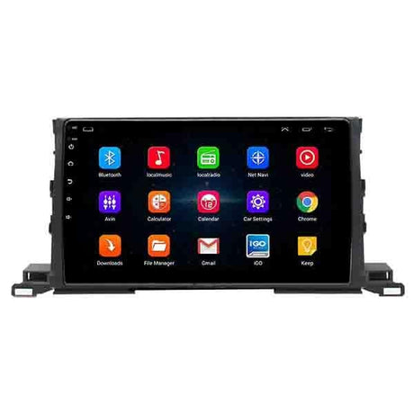Binize 10 inch 15-19 Toyota Highlander 10 Inch Compatible Carplay and Android Auto, Touch Screen Double Din Multimedia ,AM,FM,RDS,DSP,GPS Navigation,Bluetooth,Wifi,Backup Camera Input,Mirror Link 202108080058